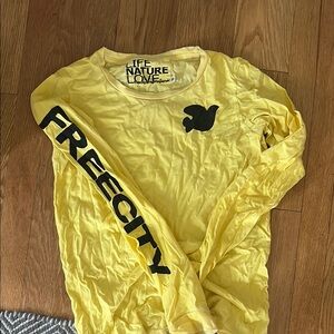 Free City Yellow Long Sleeve Shirt